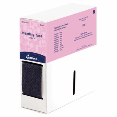 Fabric Mending Tape (Iron-on)- per 1m - Various Colours