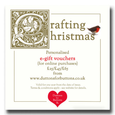 Christmas Duttons for Buttons E-Gift Vouchers (ONLINE ONLY)