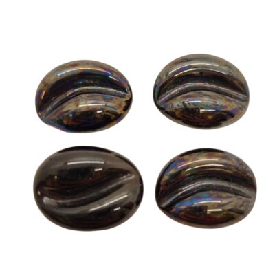 Lionel Nichols - Vintage Glass Coffee Bean Buttons