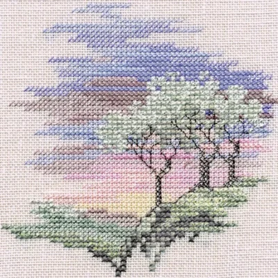 Minuets - Frosty Trees - Counted Cross Stitch Kit - Bothy Threads
