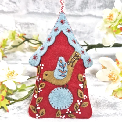 Mini Kit - Folk Birdhouse - Corinne Lapierre