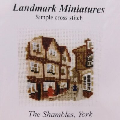 The Shambles York - Landmark Miniatures - Counted Cross Stitch Kit