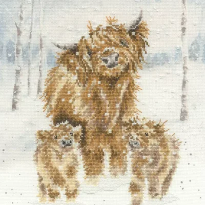 Highland Christmas - Wrendale Designs - Counted Cross Stitch Kit - Bothy Thread
