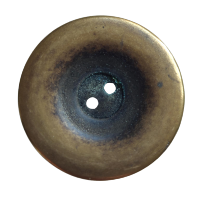 Brass Oversized 2 Hole Button – 34mm
