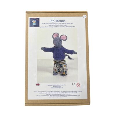 Pip Mouse - Cotton Fairy - Sewing and Knitting Kit